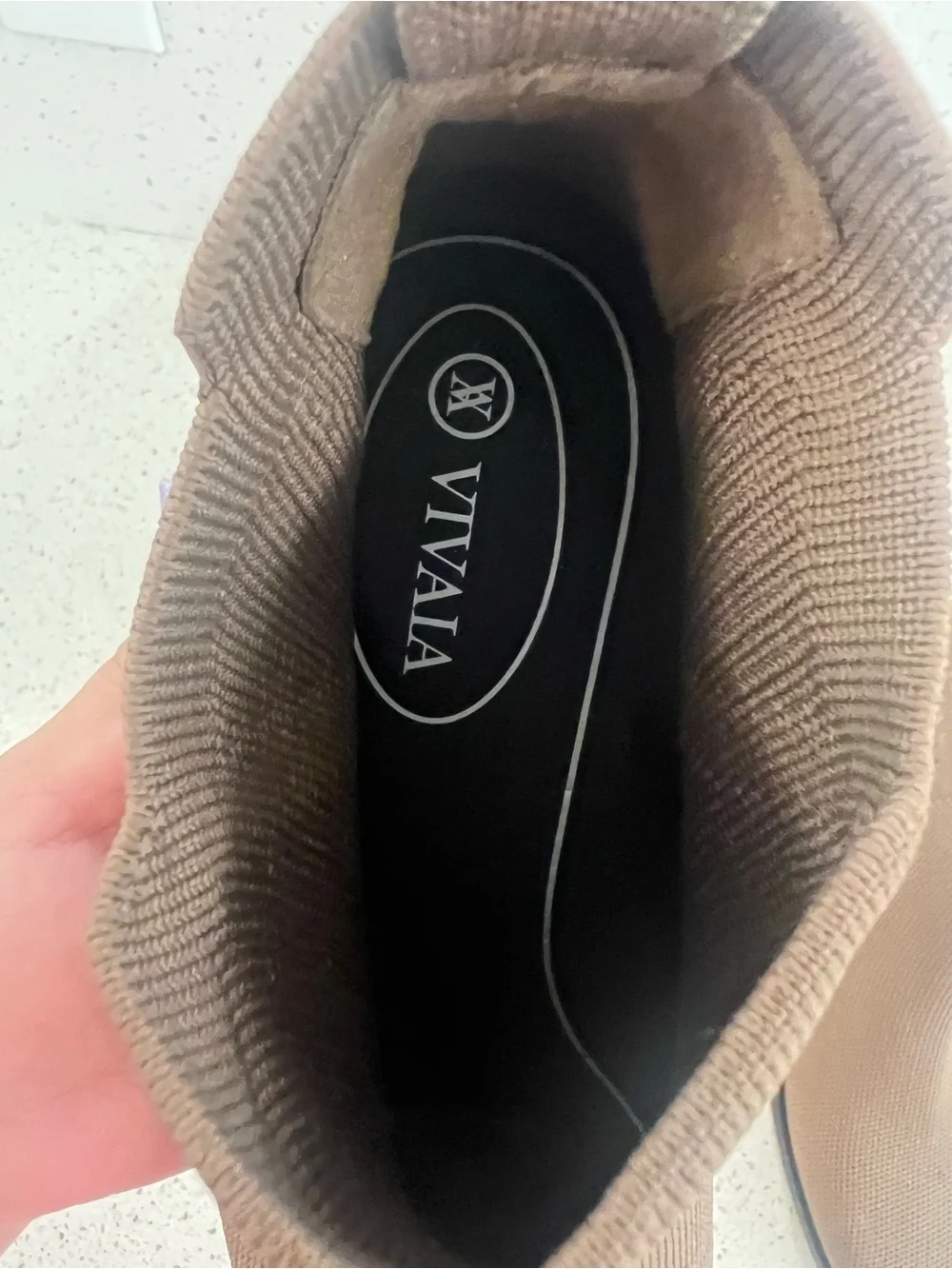 Vivaia Ryan Pro Square Toe Water-Repellent Ankle Boots In Espresso Size 36=5.5-6